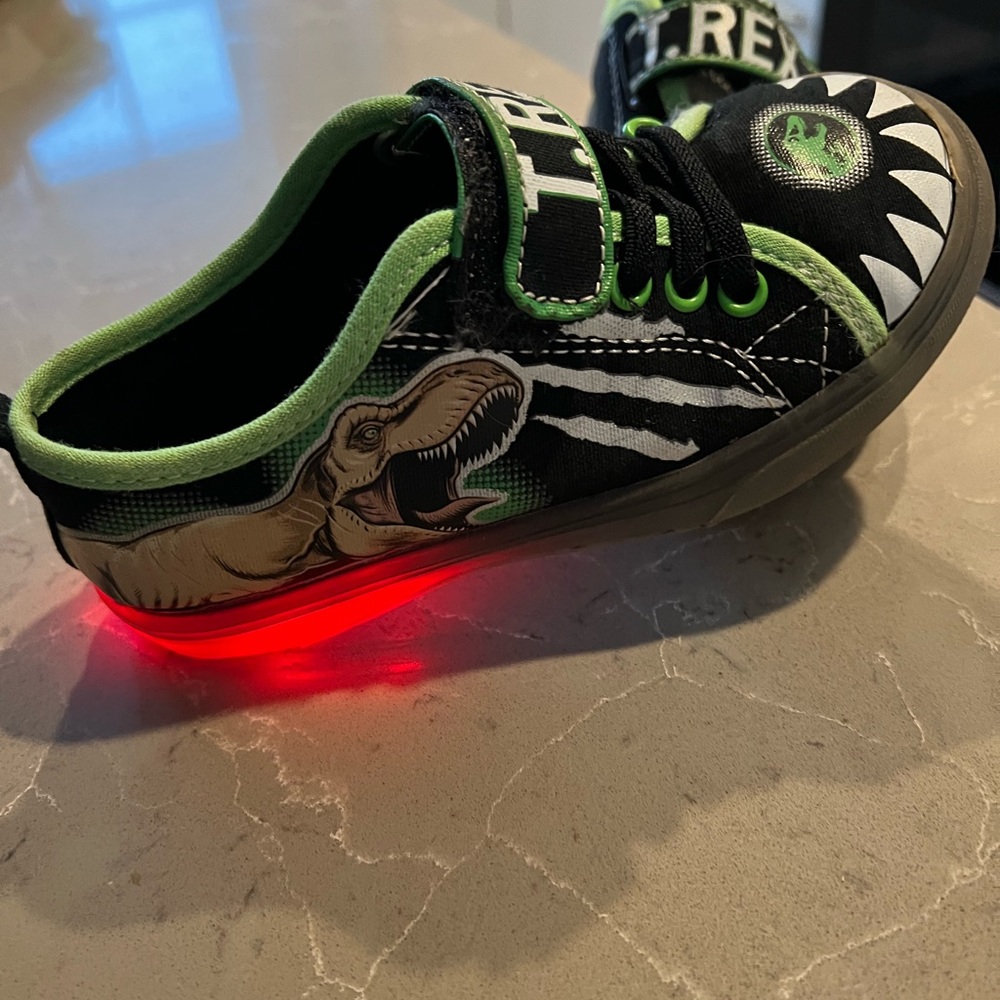 T. rex light up sneakers